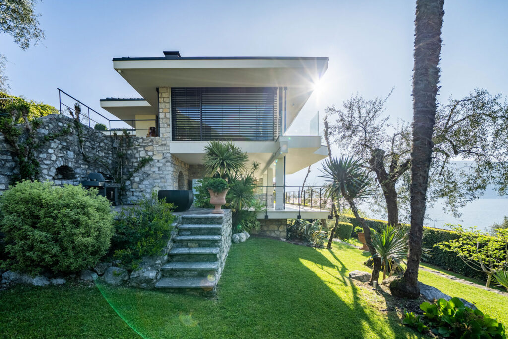 Immobilienfoto Haus mit Seeblick am Gardasee