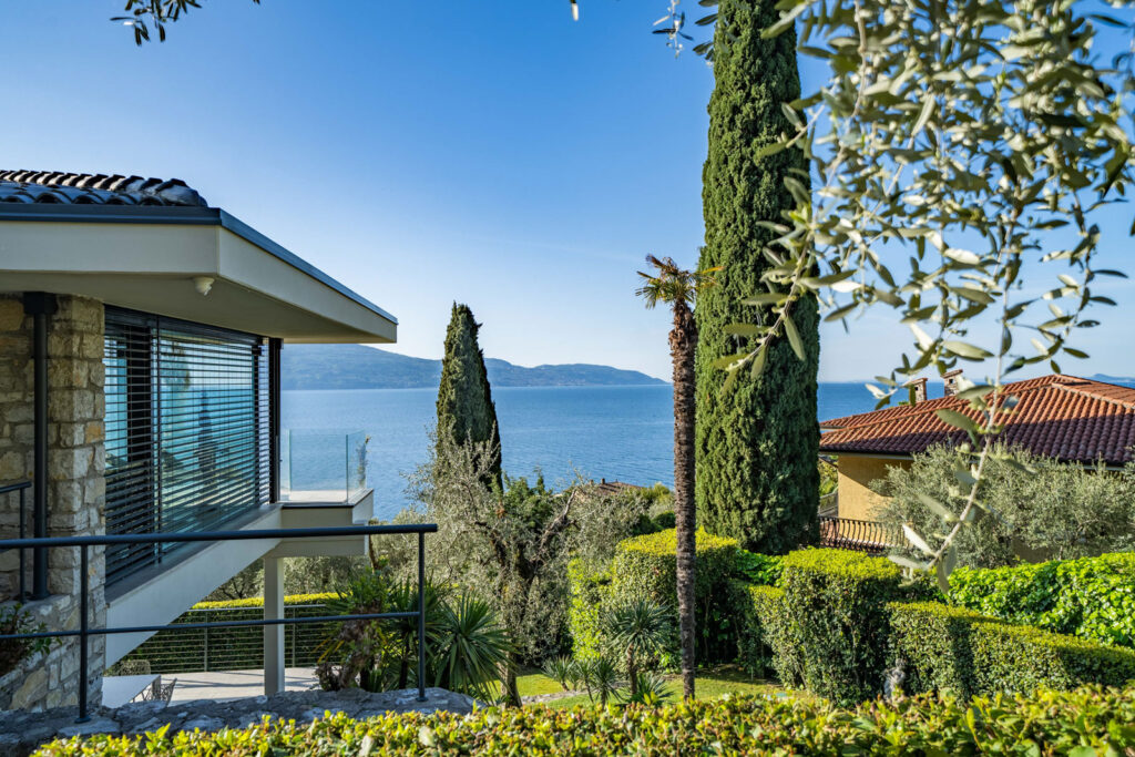 Immobilienfoto Haus mit Seeblick am Gardasee