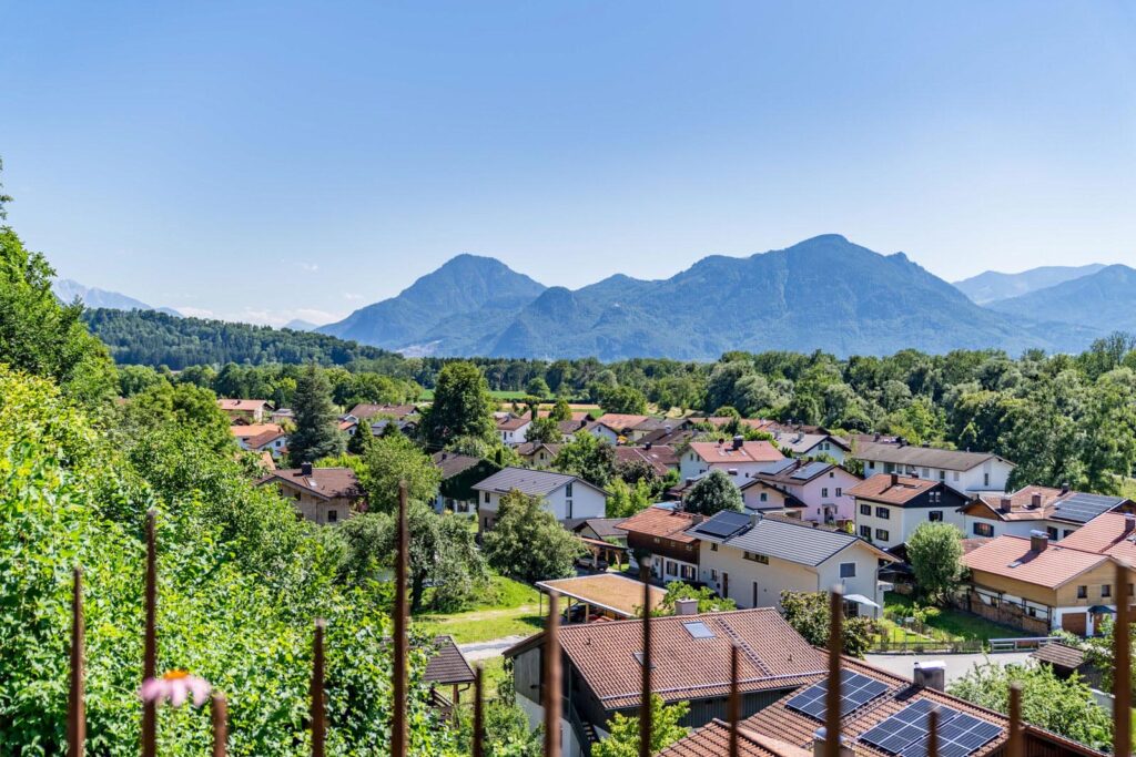 Immobilienfoto Schlösschen über dem Inntal