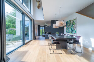 Immobilienfotografie offenes Architektenhaus
